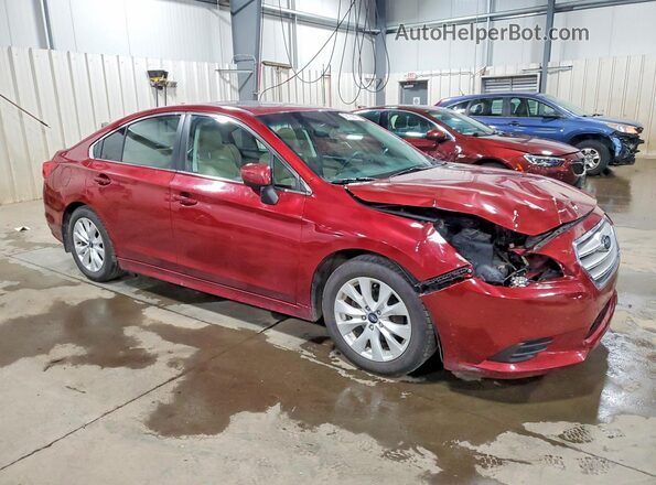 4S3BNBE65G3012415 2016 SUBARU LEGACY Burgundy Delantero derecho