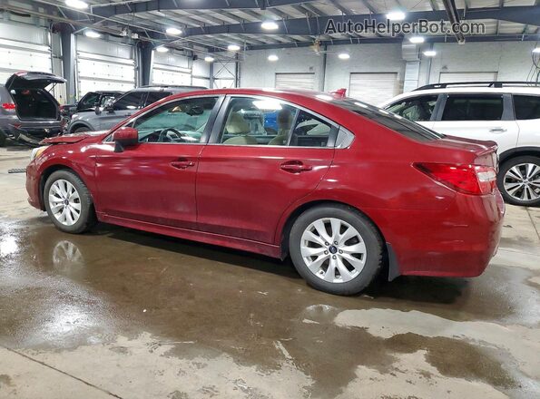 4S3BNBE65G3012415 2016 SUBARU LEGACY Burgundy Trasero izquierdo