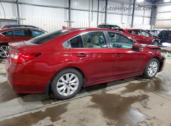 4S3BNBE65G3012415 2016 SUBARU LEGACY Burgundy Trasero derecho