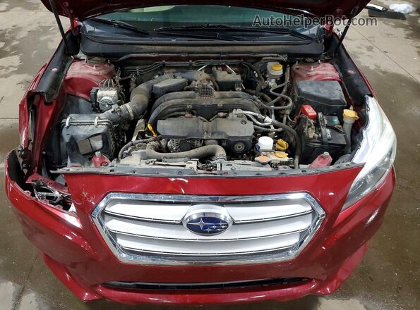 4S3BNBE65G3012415 2016 SUBARU LEGACY Burgundy Vista interior trasera