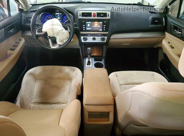 4S3BNBF63G3031270 2016 SUBARU LEGACY Белый Вид панели приборов