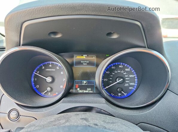 4S3BNBF67G3010339 2016 SUBARU LEGACY Синий Вид щитка приборов