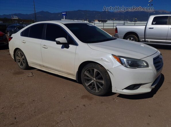 4S3BNBJ61G3015396 2016 SUBARU LEGACY Белый Передняя правая четверть