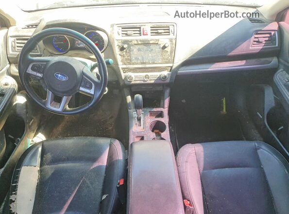 4S3BNBJ61G3015396 2016 SUBARU LEGACY Белый Вид панели приборов