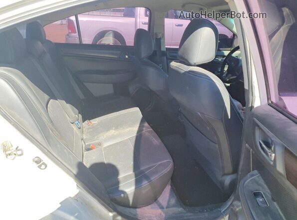 4S3BNBJ61G3015396 2016 SUBARU LEGACY Белый Вид задних сидений