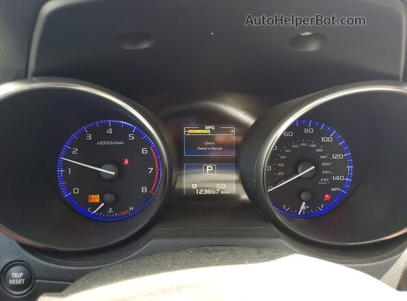 4S3BNBL60G3032414 2016 SUBARU LEGACY Maroon Widok zestawu wskaźników