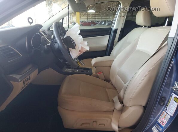 4S3BNEK6XH3022462 2017 SUBARU LEGACY Синий Вид салона спереди