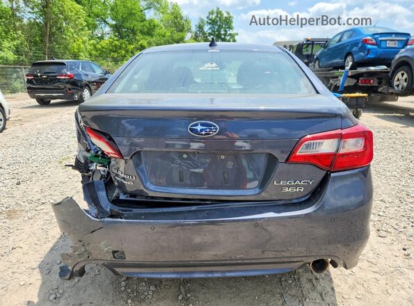 4S3BNEN60H3039749 2017 SUBARU LEGACY Серый Вид сзади