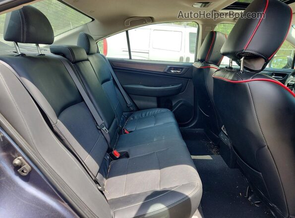 4S3BNEN60H3039749 2017 SUBARU LEGACY Серый Вид задних сидений