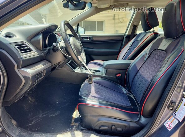 4S3BNEN60H3039749 2017 SUBARU LEGACY Серый Вид салона спереди