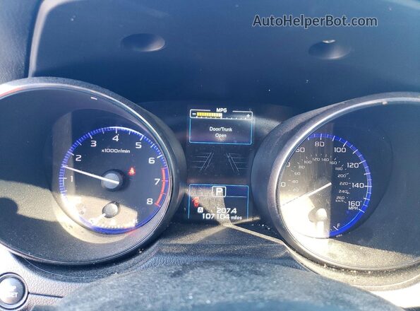 4S3BNEN60H3039749 2017 SUBARU LEGACY Серый Вид щитка приборов