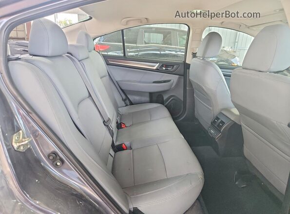 4S3BNEN60J3036839 2018 SUBARU LEGACY Gray უკანა სავარძლების ხედი