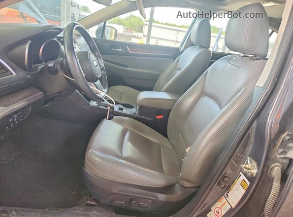 4S3BNEN60J3036839 2018 SUBARU LEGACY Gray წინა სალონის ხედი