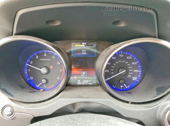 4S3BNEN62H3043494 2017 SUBARU LEGACY Gray Vista del cuadro de instrumentos