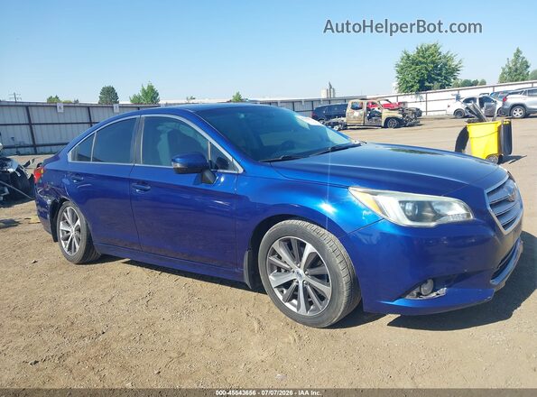 4S3BNEN65G3038823 2016 SUBARU LEGACY Blue Vista interior trasera