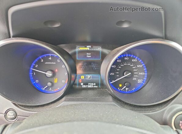 4S3BNEN66H3022888 2017 SUBARU LEGACY Серебряный Вид щитка приборов