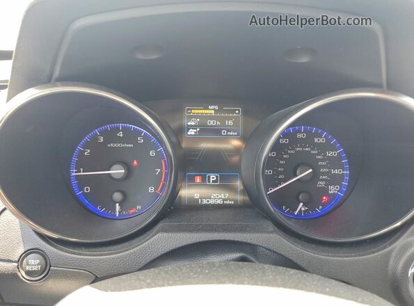 4S3BNEN67H3024147 2017 SUBARU LEGACY Gray Սարքավորումների վահանակի տեսք