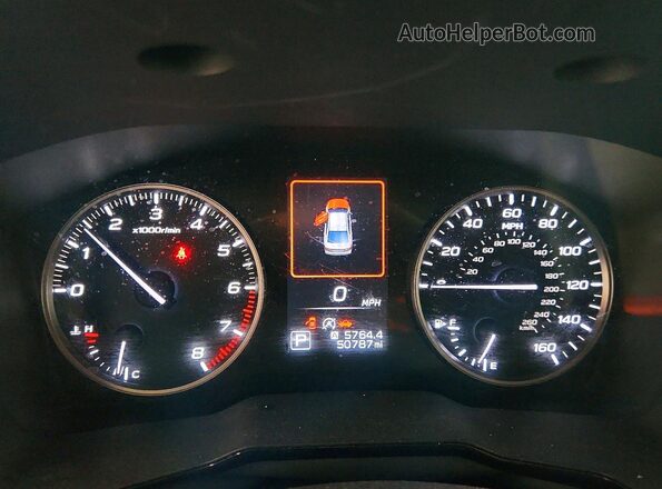 4S3BWAB62L3017125 2020 SUBARU LEGACY Silver Вид щитка приладів