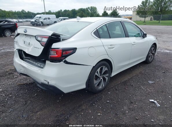 4S3BWAB63L3009583 2020 SUBARU LEGACY White Trasero derecho