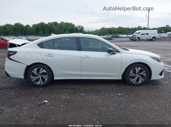 4S3BWAB63L3009583 2020 SUBARU LEGACY White Vista interior trasera