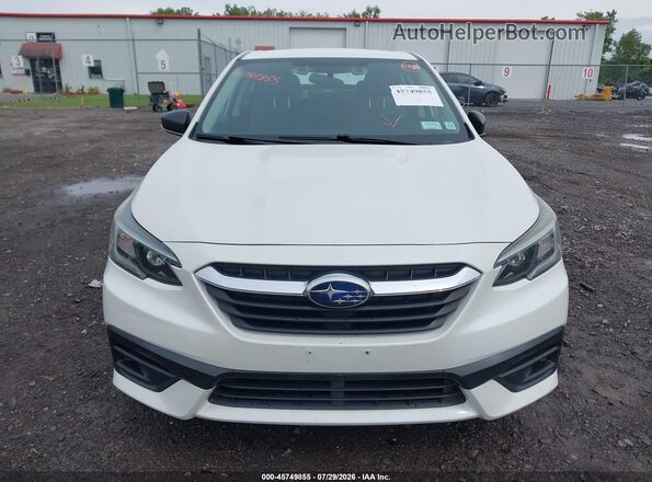 4S3BWAB63L3009583 2020 SUBARU LEGACY White Vista del cuadro de instrumentos