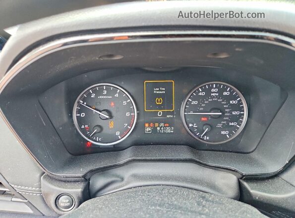 4S3BWAB66N3027739 2022 SUBARU LEGACY Blue Вид щитка приладів