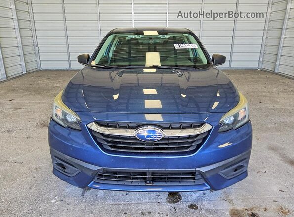 4S3BWAB69N3005587 2022 SUBARU LEGACY Blue Front view