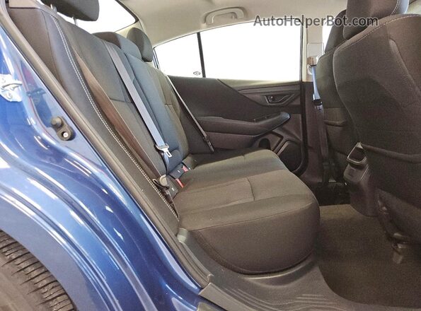 4S3BWAB69N3005587 2022 SUBARU LEGACY Blue Rear seats view