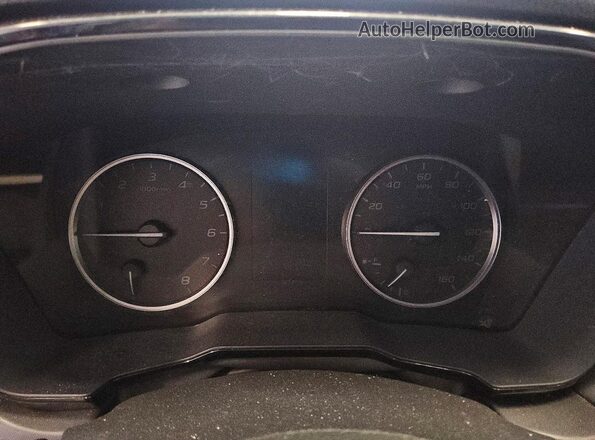 4S3BWAB69N3005587 2022 SUBARU LEGACY Blue Instrument cluster view