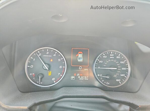 4S3BWAB6XP3011126 2023 SUBARU LEGACY Silver Вид щитка приладів