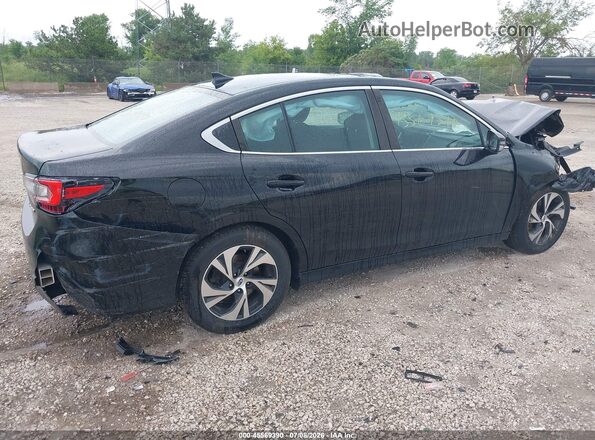 4S3BWAC60L3026906 2020 SUBARU LEGACY Черный Задняя правая четверть