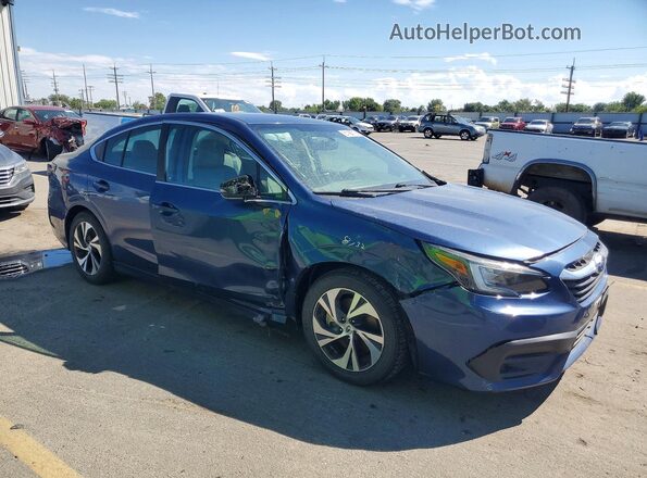 4S3BWAC62L3021416 2020 SUBARU LEGACY Blue Delantero derecho