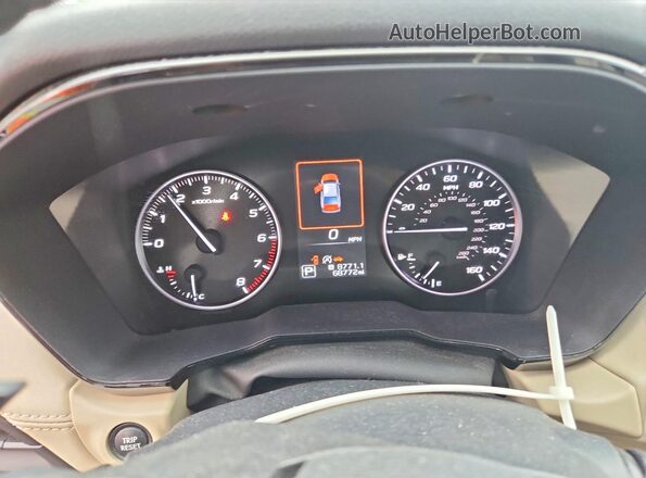 4S3BWAC64L3029002 2020 SUBARU LEGACY White Vista del cuadro de instrumentos