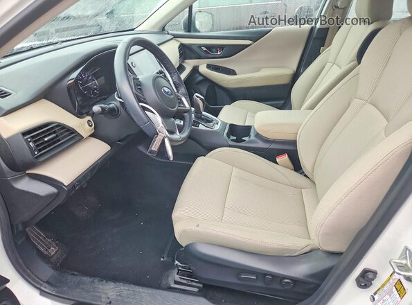 4S3BWAC64L3029002 2020 SUBARU LEGACY White Vista interior delantera
