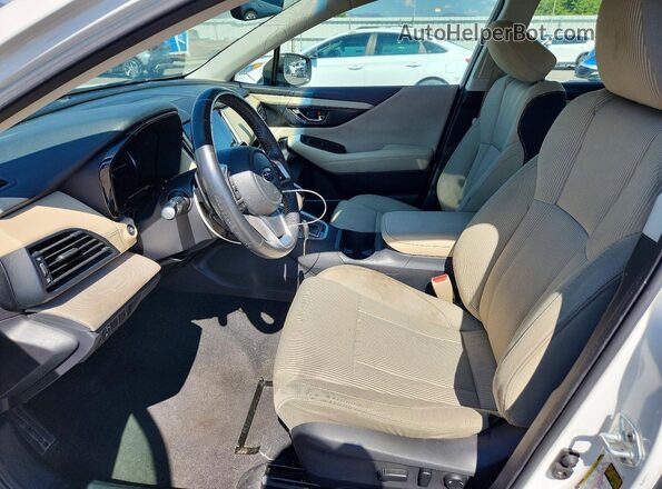 4S3BWAC66M3017290 2021 SUBARU LEGACY White Vista interior delantera
