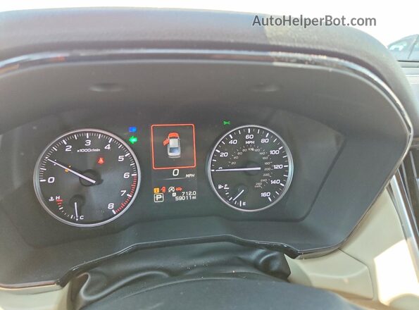 4S3BWAC66M3017290 2021 SUBARU LEGACY White Vista del cuadro de instrumentos