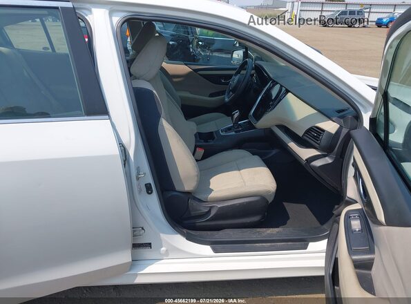 4S3BWAC67L3021945 2020 SUBARU LEGACY White Vista interior delantera