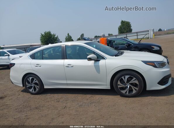4S3BWAC67L3021945 2020 SUBARU LEGACY White Vista interior trasera