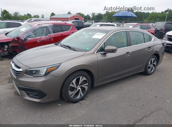 4S3BWAC68N3012447 2022 SUBARU LEGACY Gray წინა მარცხენა ხედი სამი მეოთხედიდან