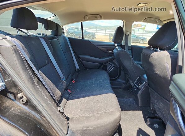 4S3BWAC69N3008066 2022 SUBARU LEGACY Черный Вид задних сидений