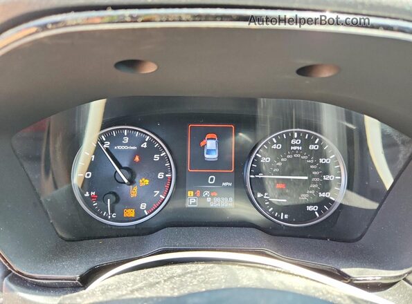 4S3BWAC69N3008066 2022 SUBARU LEGACY Черный Вид щитка приборов
