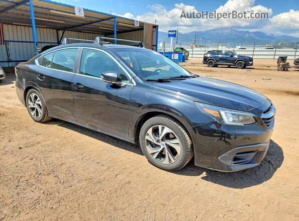 4S3BWAC69N3008066 2022 SUBARU LEGACY Черный Передняя правая четверть
