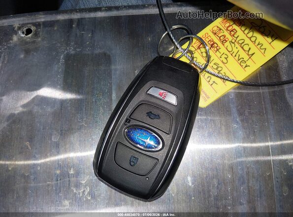 4S3BWAD65R3015925 2024 SUBARU LEGACY Gray Widok deski rozdzielczej