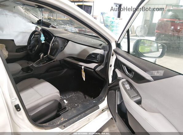 4S3BWAD6XR3010574 2024 SUBARU LEGACY White Вид салону спереду