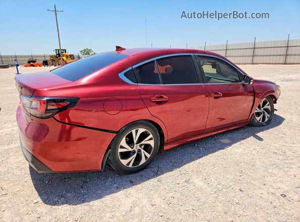 4S3BWAE62L3002572 2020 SUBARU LEGACY Burgundy უკანა მარჯვენა