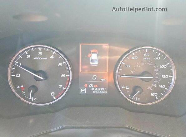 4S3BWAE69L3025508 2020 SUBARU LEGACY Черный Вид щитка приборов