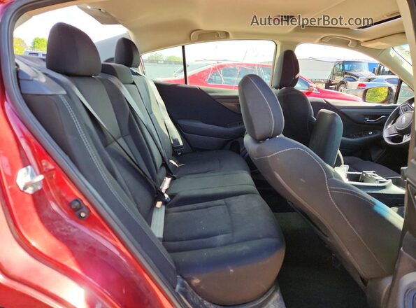 4S3BWAF63N3011122 2022 SUBARU LEGACY Burgundy Հետևի նստատեղերի տեսք