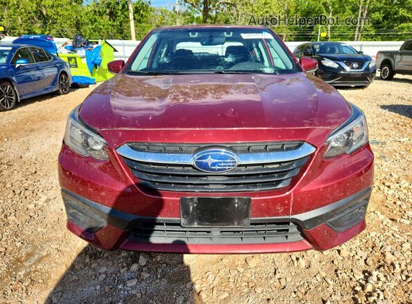 4S3BWAF63N3011122 2022 SUBARU LEGACY Burgundy Դիմացի տեսք