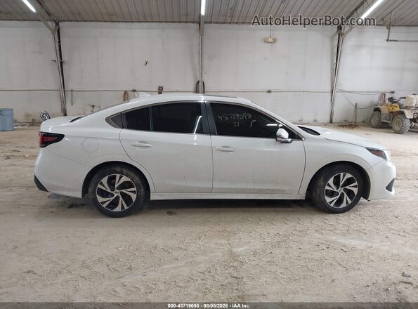 4S3BWAF6XM3002948 2021 SUBARU LEGACY White Vista interior trasera