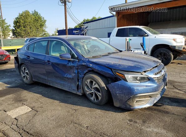 4S3BWAF6XN3012476 2022 SUBARU LEGACY Синий Передняя правая четверть